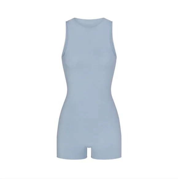 SKIMS NWT Raw Edge Onesie/Romper - Picture 1 of 5